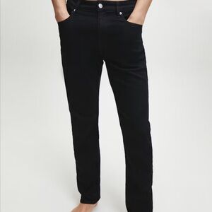 3/$10 Calvin Klein Black Slim Straight Jeans